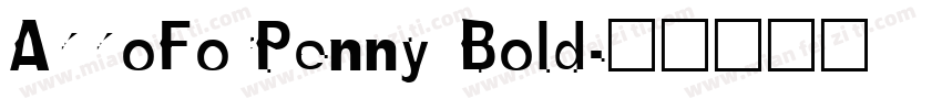 AkkoForPenny Bold字体转换